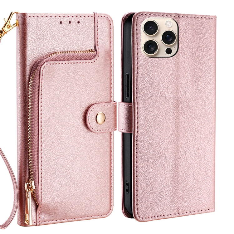Zipper Bag Leather Phone Case, For iPhone 16e, For iPhone 16 Pro Max, For iPhone 16 Pro, For iPhone 16 Plus, For iPhone 16