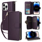 Nine-card Slots Zipper Wallet Bag Leather Phone Case, For iPhone 15 Pro, For iPhone 15 Plus / 14 Plus, For iPhone 15, For iPhone 14 / 13, For iPhone 14 Pro, For iPhone 14 Pro Max