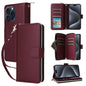 Nine-card Slots Zipper Wallet Bag Leather Phone Case, For iPhone 15 Pro, For iPhone 15 Plus / 14 Plus, For iPhone 15, For iPhone 14 / 13, For iPhone 14 Pro, For iPhone 14 Pro Max