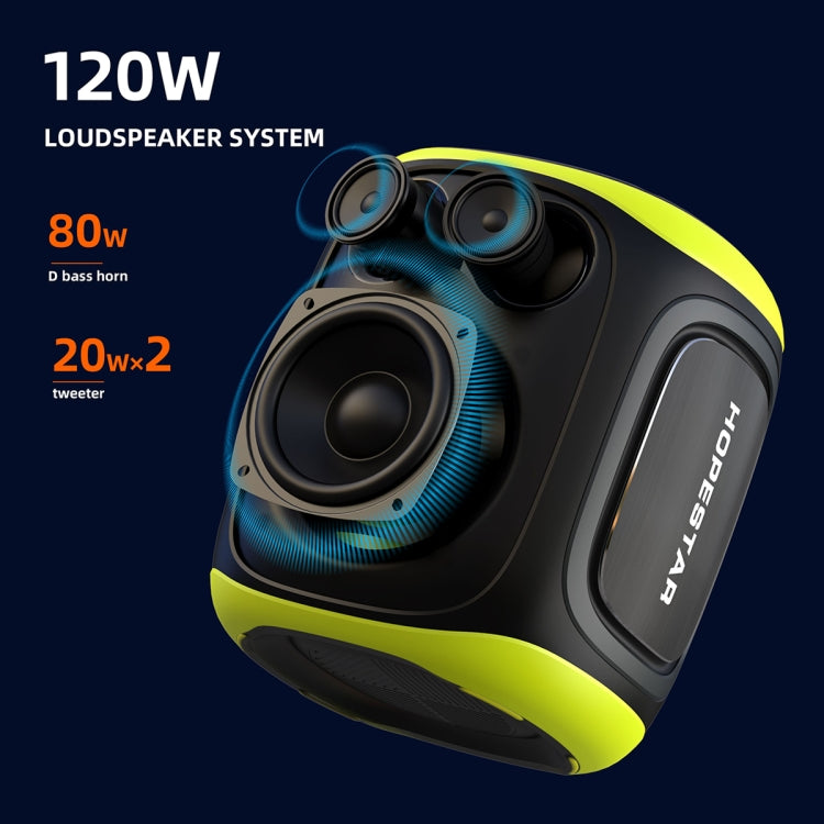 HOPESTAR PARTY130 Outdoor Dual Mic Long Endurance Bluetooth Speaker