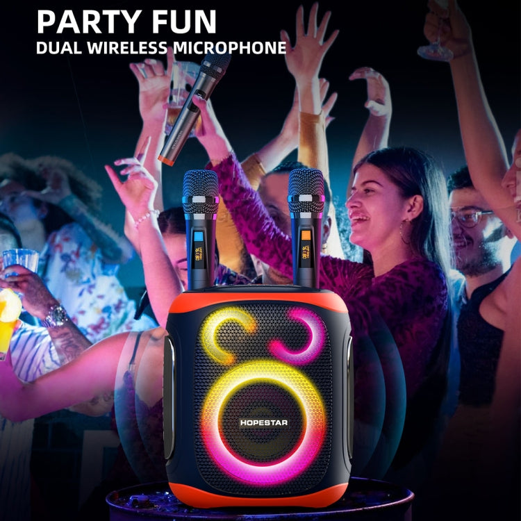 HOPESTAR PARTY130 Outdoor Dual Mic Long Endurance Bluetooth Speaker