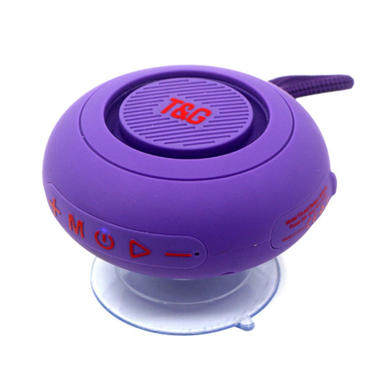 T&G TG-442 TWS Portable Mini Wireless Bluetooth Speaker with Suction Cup