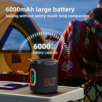 Zealot S122 25W High Power IPX6 Waterproof Outdoor RGB Light Bluetooth Speaker