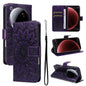 Embossed Sunflower Pattern Flip Leather Phone Case, For Xiaomi Poco M6 Pro 4G Global, For Xiaomi 15 Ultra 5G Global