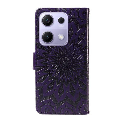 Embossed Sunflower Pattern Flip Leather Phone Case, For Xiaomi Poco M6 Pro 4G Global, For Xiaomi 15 Ultra 5G Global