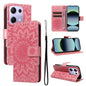Embossed Sunflower Pattern Flip Leather Phone Case, For Xiaomi Poco M6 Pro 4G Global, For Xiaomi 15 Ultra 5G Global