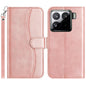 Dual-Folded S-shape Leather Phone Case, For Xiaomi 15 Pro, For Xiaomi 15, For Xiaomi 14T Pro, For Xiaomi 14T, For Xiaomi Poco F6 Pro 5G
