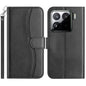Dual-Folded S-shape Leather Phone Case, For Xiaomi 15 Pro, For Xiaomi 15, For Xiaomi 14T Pro, For Xiaomi 14T, For Xiaomi Poco F6 Pro 5G