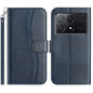 Dual-Folded S-shape Leather Phone Case, For Xiaomi 15 Pro, For Xiaomi 15, For Xiaomi 14T Pro, For Xiaomi 14T, For Xiaomi Poco F6 Pro 5G