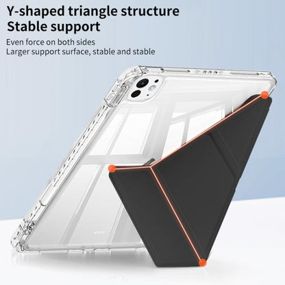 ZGA Genre Series Y-Fold Leather Tablet Case with Pen Slot, For iPad 2025 / 2022, For iPad Air 11 2025 / 2024, For iPad Air 13 2025 / 2024 / Pro 12.9, For iPad mini 6 / mini 2024, For iPad Pro 13 2024, For iPad Pro 11 2024, For iPad Pro 11 2022 / 2021��...