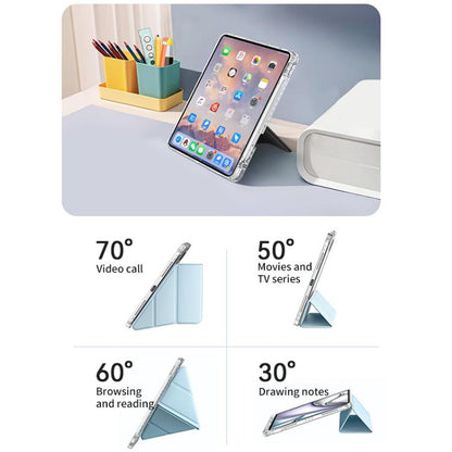 ZGA Genre Series Y-Fold Leather Tablet Case with Pen Slot, For iPad 2025 / 2022, For iPad Air 11 2025 / 2024, For iPad Air 13 2025 / 2024 / Pro 12.9, For iPad mini 6 / mini 2024, For iPad Pro 13 2024, For iPad Pro 11 2024, For iPad Pro 11 2022 / 2021��...