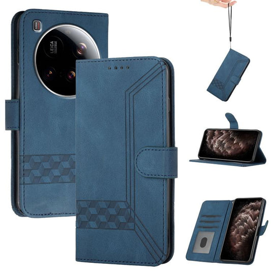 Cubic Skin Feel Flip Leather Phone Case, For Xiaomi 15 Ultra