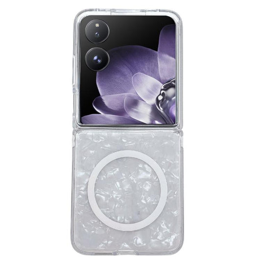 Pearlescent Shell Texture MagSafe Phone Case, For Xiaomi Mix Flip