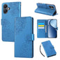 Rose Flower Embossed 3-Card Slots Leather Phone Case, For Samsung Galaxy A55 5G, For Samsung Galaxy A05, For Samsung Galaxy A05s, For Samsung Galaxy A25 5G, For Samsung Galaxy A23 4G / 5G, For Samsung Galaxy A14 4G / 5G, For Samsung Galaxy A24 5G������...