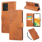 Rose Flower Embossed 3-Card Slots Leather Phone Case, For Samsung Galaxy A53 5G, For Samsung Galaxy A73 5G, For Samsung Galaxy A33 5G, For Samsung Galaxy A13 4G / 5G