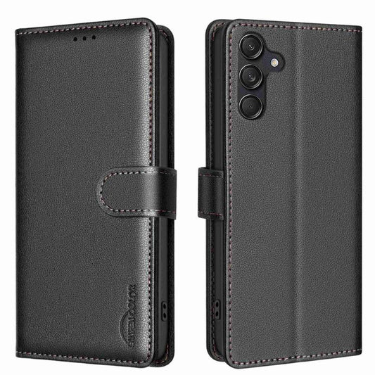 Litchi Texture RFID Anti-theft Leather Phone Case, For Samsung Galaxy M16 5G / F16 5G, For Samsung Galaxy M06 5G / F06 5G, For Samsung Galaxy XCover 7 Pro