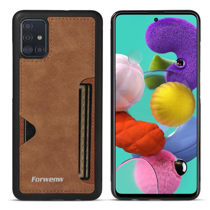 Forwenw F5 Series Integrated Card Bag Phone Case, For Samsung Galaxy A54 5G, For Samsung Galaxy A32 5G / M32 5G, For Samsung Galaxy A52 4G / 5G / A52s 5G, For Samsung Galaxy A51, For Samsung Galaxy A50 / A50s / A30s