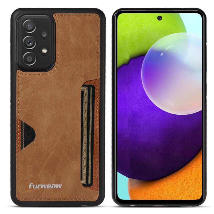 Forwenw F5 Series Integrated Card Bag Phone Case, For Samsung Galaxy A54 5G, For Samsung Galaxy A32 5G / M32 5G, For Samsung Galaxy A52 4G / 5G / A52s 5G, For Samsung Galaxy A51, For Samsung Galaxy A50 / A50s / A30s