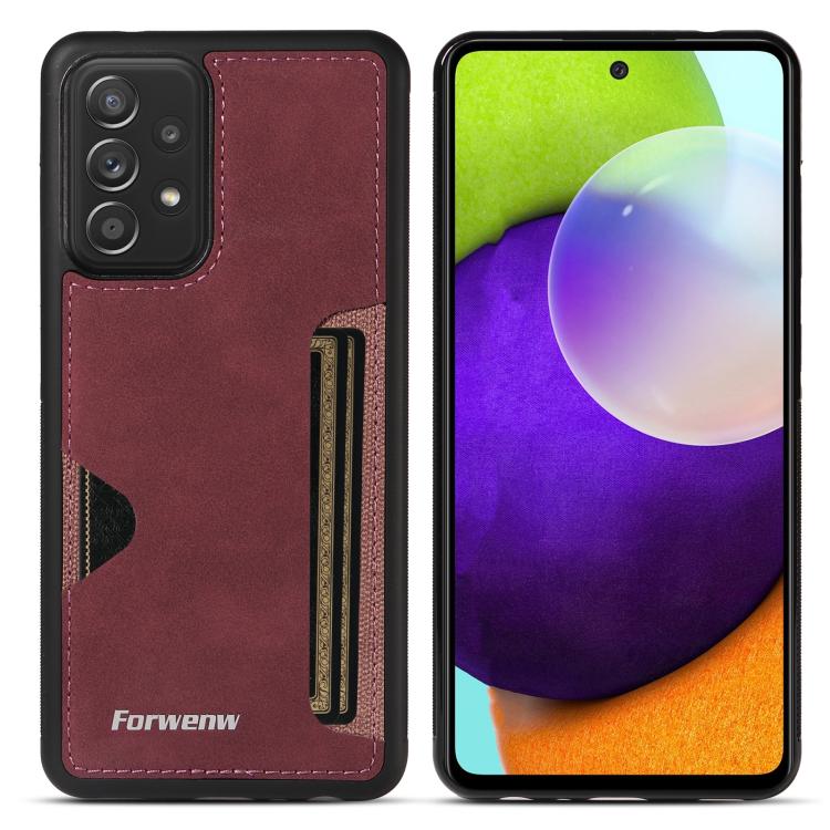 Forwenw F5 Series Integrated Card Bag Phone Case, For Samsung Galaxy A54 5G, For Samsung Galaxy A32 5G / M32 5G, For Samsung Galaxy A52 4G / 5G / A52s 5G, For Samsung Galaxy A51, For Samsung Galaxy A50 / A50s / A30s