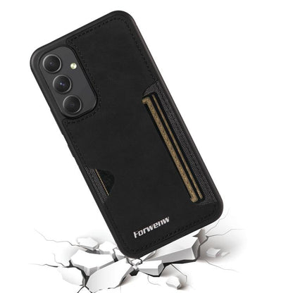 Forwenw F5 Series Integrated Card Bag Phone Case, For Samsung Galaxy A54 5G, For Samsung Galaxy A32 5G / M32 5G, For Samsung Galaxy A52 4G / 5G / A52s 5G, For Samsung Galaxy A51, For Samsung Galaxy A50 / A50s / A30s