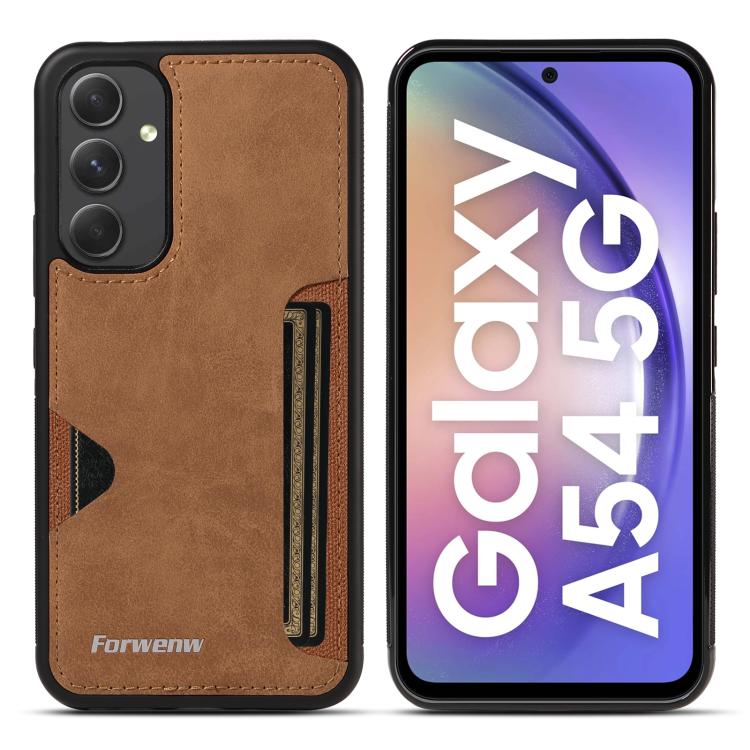 Forwenw F5 Series Integrated Card Bag Phone Case, For Samsung Galaxy A54 5G, For Samsung Galaxy A32 5G / M32 5G, For Samsung Galaxy A52 4G / 5G / A52s 5G, For Samsung Galaxy A51, For Samsung Galaxy A50 / A50s / A30s