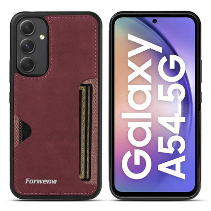 Forwenw F5 Series Integrated Card Bag Phone Case, For Samsung Galaxy A54 5G, For Samsung Galaxy A32 5G / M32 5G, For Samsung Galaxy A52 4G / 5G / A52s 5G, For Samsung Galaxy A51, For Samsung Galaxy A50 / A50s / A30s
