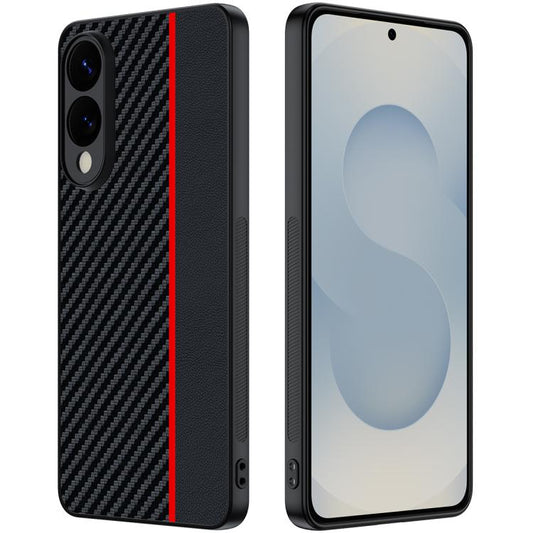 Carbon Fiber Texture Printing Phone Case, For Samsung Galaxy S25 Edge 5G