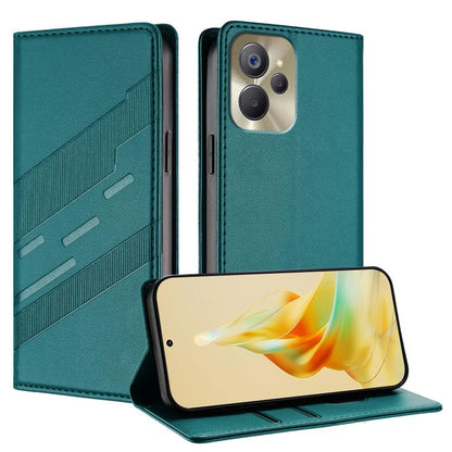 Embossed Multi-functional Wallet Retro Leather Phone Case, For Realme 10 Pro, For Realme 10 Pro+, For Realme 10 5G, For Realme C33, For Realme C30, For Realme V23