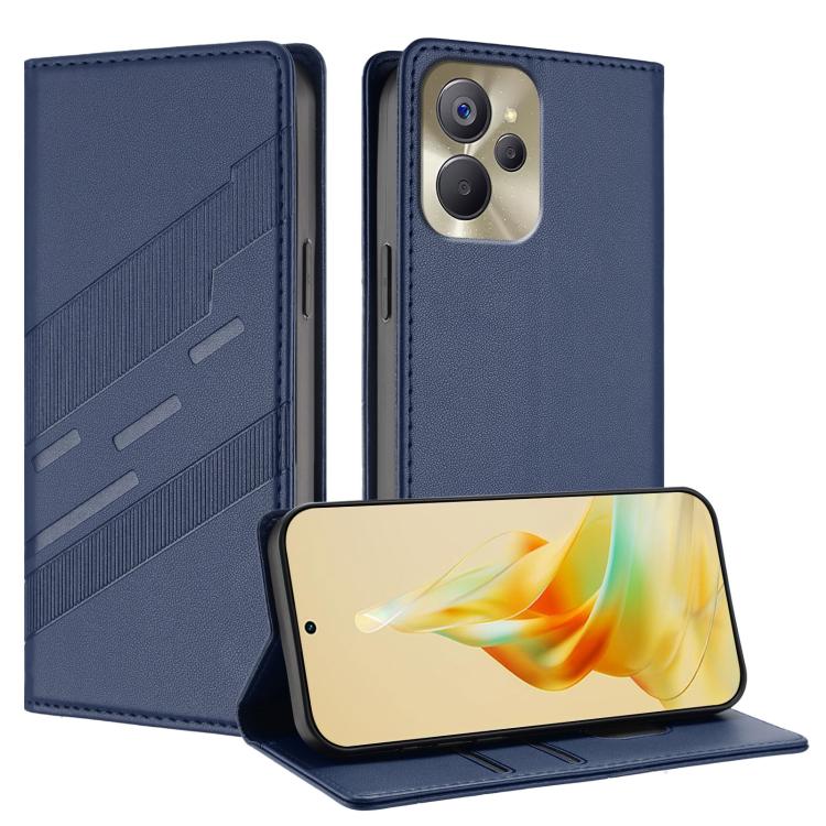 Embossed Multi-functional Wallet Retro Leather Phone Case, For Realme 10 Pro, For Realme 10 Pro+, For Realme 10 5G, For Realme C33, For Realme C30, For Realme V23