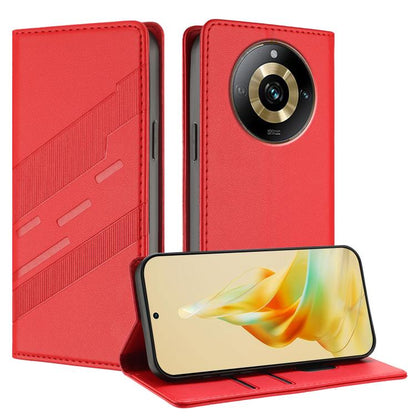 Embossed Multi-functional Wallet Retro Leather Phone Case, For Realme 10 Pro, For Realme 10 Pro+, For Realme 10 5G, For Realme C33, For Realme C30, For Realme V23