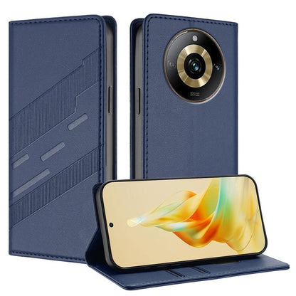 Embossed Multi-functional Wallet Retro Leather Phone Case, For Realme 10 Pro, For Realme 10 Pro+, For Realme 10 5G, For Realme C33, For Realme C30, For Realme V23