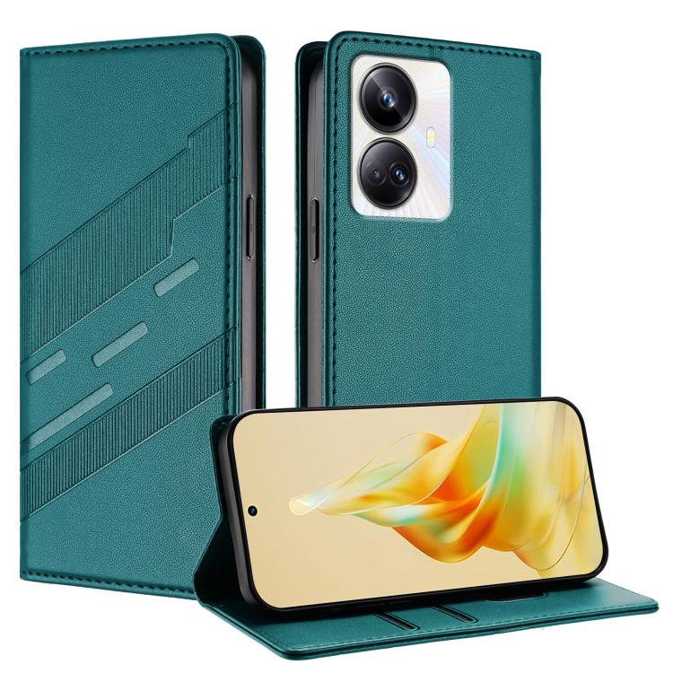 Embossed Multi-functional Wallet Retro Leather Phone Case, For Realme 10 Pro, For Realme 10 Pro+, For Realme 10 5G, For Realme C33, For Realme C30, For Realme V23