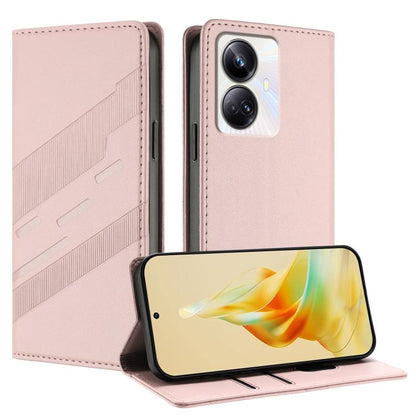 Embossed Multi-functional Wallet Retro Leather Phone Case, For Realme 10 Pro, For Realme 10 Pro+, For Realme 10 5G, For Realme C33, For Realme C30, For Realme V23