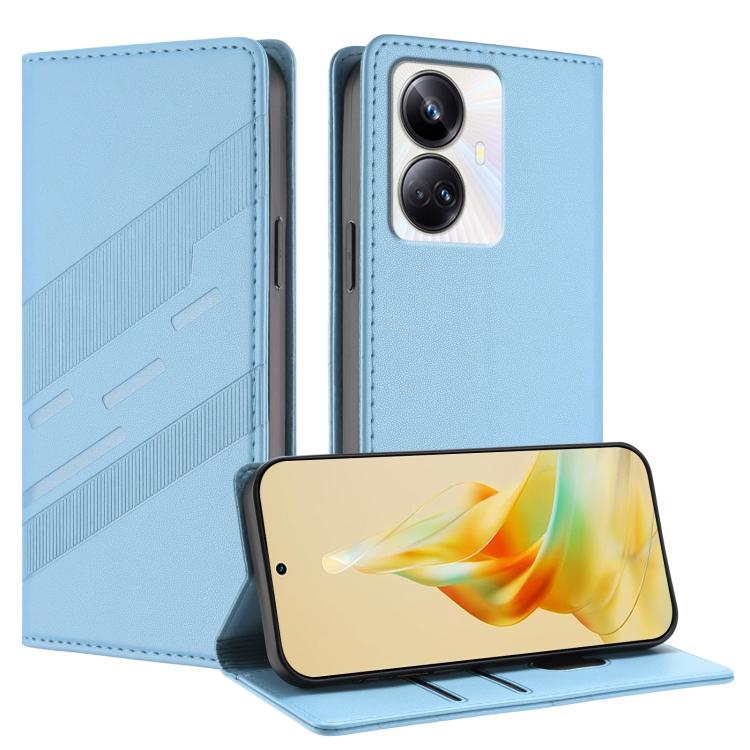 Embossed Multi-functional Wallet Retro Leather Phone Case, For Realme 10 Pro, For Realme 10 Pro+, For Realme 10 5G, For Realme C33, For Realme C30, For Realme V23