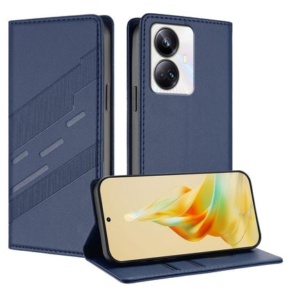 Embossed Multi-functional Wallet Retro Leather Phone Case, For Realme 10 Pro, For Realme 10 Pro+, For Realme 10 5G, For Realme C33, For Realme C30, For Realme V23