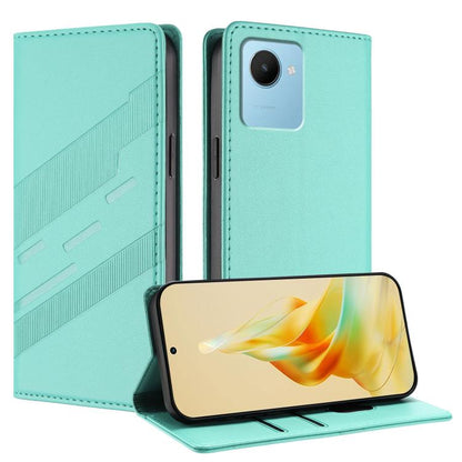 Embossed Multi-functional Wallet Retro Leather Phone Case, For Realme 10 Pro, For Realme 10 Pro+, For Realme 10 5G, For Realme C33, For Realme C30, For Realme V23