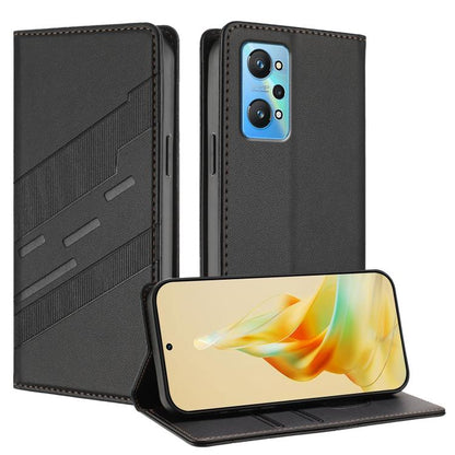 Embossed Multi-functional Wallet Retro Leather Phone Case, For Realme GT Neo3, For Realme 9 Pro+, For Realme 9 Pro, For Realme 9i, For Realme GT Neo2, For Realme 8 5G