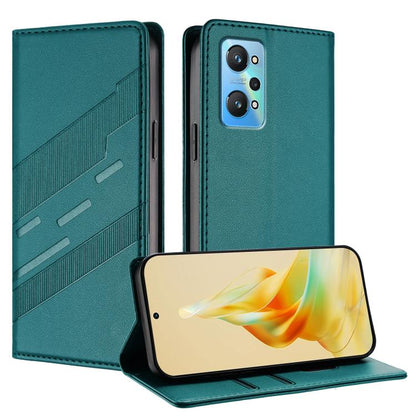 Embossed Multi-functional Wallet Retro Leather Phone Case, For Realme GT Neo3, For Realme 9 Pro+, For Realme 9 Pro, For Realme 9i, For Realme GT Neo2, For Realme 8 5G