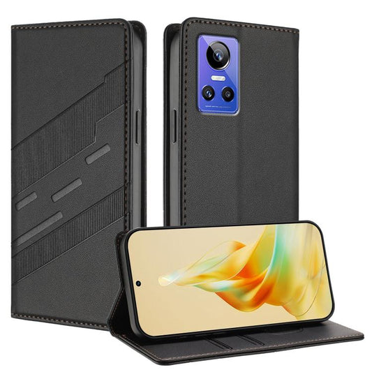 Embossed Multi-functional Wallet Retro Leather Phone Case, For Realme GT Neo3, For Realme 9 Pro+, For Realme 9 Pro, For Realme 9i, For Realme GT Neo2, For Realme 8 5G