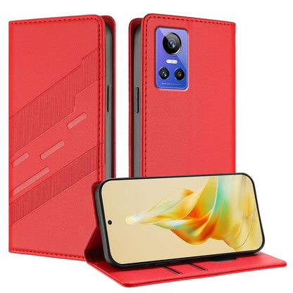 Embossed Multi-functional Wallet Retro Leather Phone Case, For Realme GT Neo3, For Realme 9 Pro+, For Realme 9 Pro, For Realme 9i, For Realme GT Neo2, For Realme 8 5G