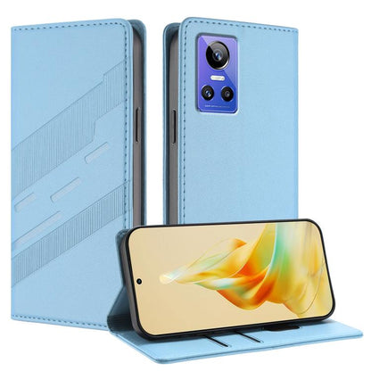 Embossed Multi-functional Wallet Retro Leather Phone Case, For Realme GT Neo3, For Realme 9 Pro+, For Realme 9 Pro, For Realme 9i, For Realme GT Neo2, For Realme 8 5G