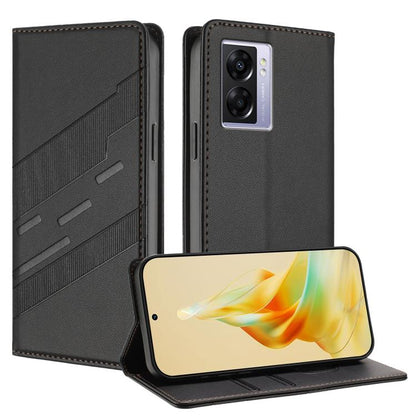 Embossed Multi-functional Wallet Retro Leather Phone Case, For Realme 10 Pro, For Realme 10 Pro+, For Realme 10 5G, For Realme C33, For Realme C30, For Realme V23