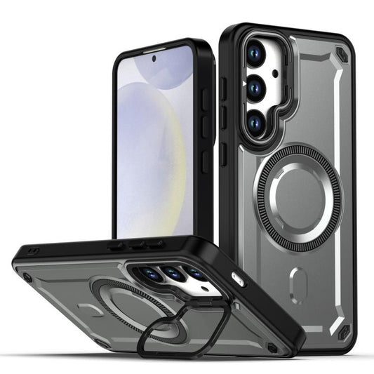 MagSafe PC Phone Case with Lens Holder, For Samsung Galaxy S25 5G / S24 5G, For Samsung Galaxy S25+ 5G / S24+ 5G, For Samsung Galaxy S25 Ultra 5G, For Samsung Galaxy S24 Ultra 5G