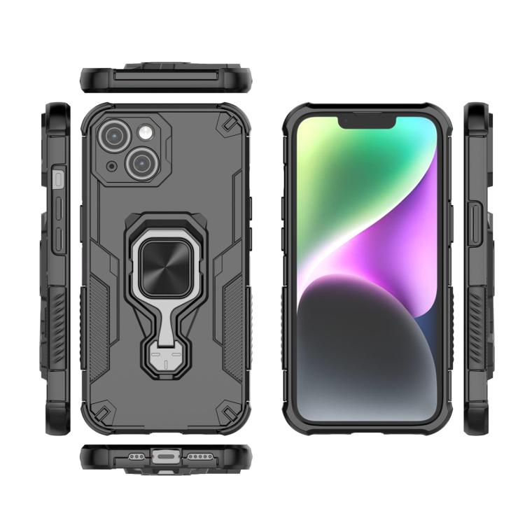 Metal Kickstand TPU Hybrid PC Phone Case, For iPhone 13
