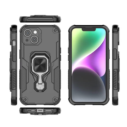Metal Kickstand TPU Hybrid PC Phone Case, For iPhone 13
