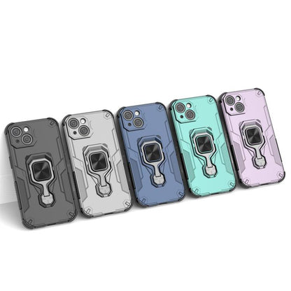 Metal Kickstand TPU Hybrid PC Phone Case, For iPhone 13