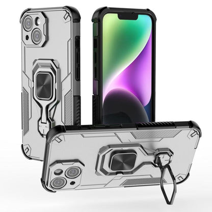 Metal Kickstand TPU Hybrid PC Phone Case, For iPhone 13