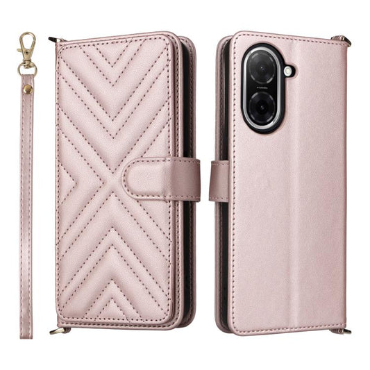 Multifunctional 6-Card Slots Leather Phone Case with Wrist Strap, For Redmi A5 4G 173.3mm, For Xiaomi Poco C71 / Redmi A5 4G 171.7mm, For Redmi Note 14 4G 164.84mm, For Redmi Turbo 4 Pro 5G, For Redmi K80 5G / K80 Pro 5G, For Redmi Note 14 4G 163.25mm