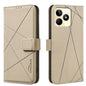 Geometric Pattern RFID Leather Phone Case, For Realme C53, For Realme C55