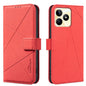 Geometric Pattern RFID Leather Phone Case, For Realme C53, For Realme C55
